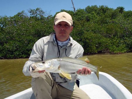 snook fly fishing Fisherman Lodge